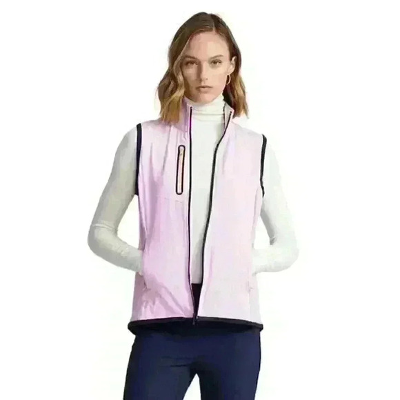 NEW! RLX Golf Ralph Lauren Women's M Terry Sleeveless Full-Zip Vest NWT $168 - Picture 1 of 5